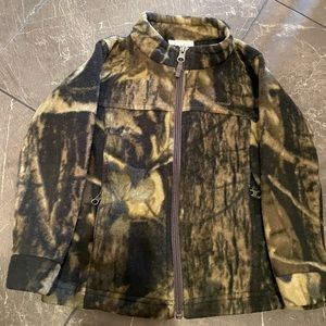 4t camo boys Columbia fleece jacket